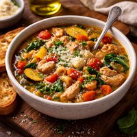 Italian Chicken Veggie Soup Paula Deen