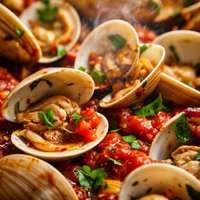 Italian Clams in Tomato and Herb Sauce