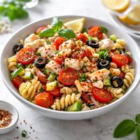 Italian Crab Seafood Pasta Salad