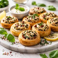 Italian Cream Cheese Pinwheels