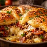 Italian Crescent Roll Casserole