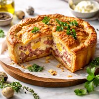 Italian Easter Pie Pizza Rustica Aka Ham Pie