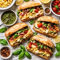 Italian Egg Sandwiches