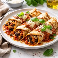 Italian Eggplant Aubergine Crepes