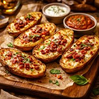 Italian Grilled Potato Skins