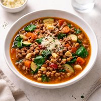 Italian Hamburger Veggie Soup Like Olive Garden Soup