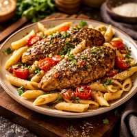 Italian Herbed Chicken with Penne Pasta