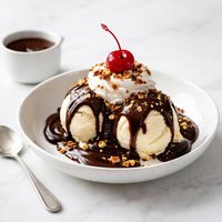 Italian Hot Fudge Sundae