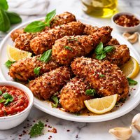 Italian Hot Spicy Oven Fried Chicken