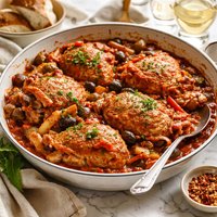 Italian Inn Chicken Cacciatore
