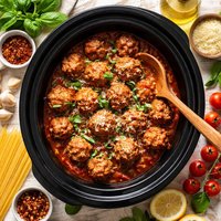 Italian Meatballs in the Crock Pot