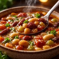 Italian Mixed Bean Soup