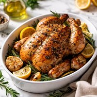 Italian Oven Roasted Whole Chicken