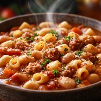 Italian Pasta and Beans Pasta Faggioli