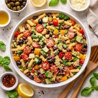 Italian Pasta Bean Salad