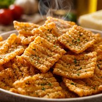 Italian Pasta Chips Baked Not Fried