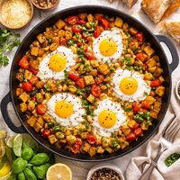 Italian Pepper Potatoes and Eggs