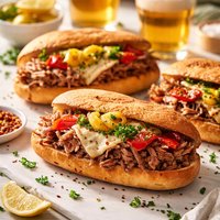 Italian Pork Sandwiches from the Crock Pot