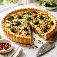 Italian Sausage and Broccoli Quiche