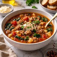Italian Sausage and Pasta Soup