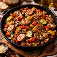 Italian Sausage and Vegetable Saute