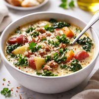 Italian Sausage Crockpot Soup