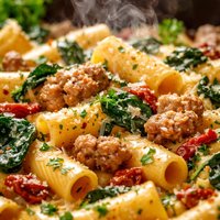 Italian Sausage Florentine for the Crock Pot