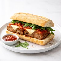Italian Sausage Meatloaf Sandwich