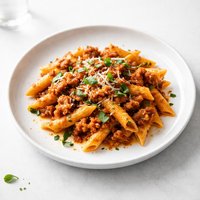 Italian Sausage Ragu with Penne Pasta