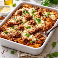 Italian Sausage Sandwich Casserole