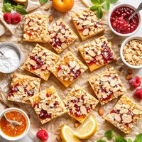 Italian Shortbread with Almonds and Jam