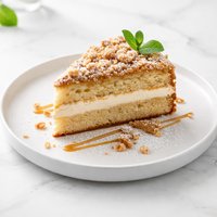 Italian Sour Cream Saronno Cake
