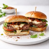 Italian Stuffed Burgers
