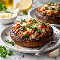 Italian Stuffed Portabellas