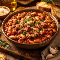 Italian Style Baked Beans
