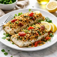 Italian Style Baked Haddock