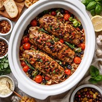 Italian Style Crock Pot Pork Loins