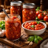 Italian Style Stewed Tomatoes Good for Canning
