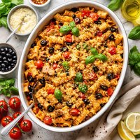 Italian Style Tuna Pasta Bake