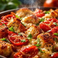 Italian Tomato Bread Casserole