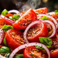 Italian Tomato Onion Salad