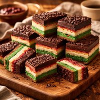 Italian Tri Color Cookies Rainbow Cookies