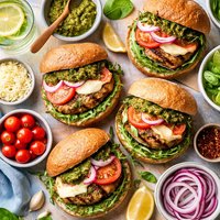 Italian Turkey Burgers Reduced Fat