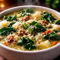 Italian Turnip Soup Mellowed with Rice