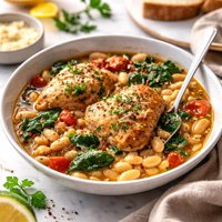 Italian White Beans with Chicken