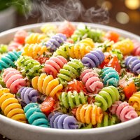 Itsy Bitsy Teeny Weeny Colored Polka Dot Rotini