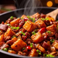 Jack Daniels Sweet Potato Hash