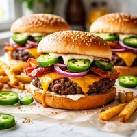 Jalapeno Bacon Cheeseburgers
