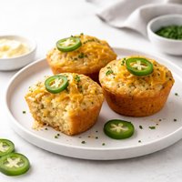 Jalapeno Cheddar Corn Muffins