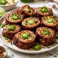 Jalapeno Cream Cheese Baby Back Rib Pinwheels